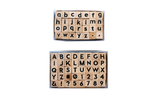 Hero Arts Woodblock Letter Rubber Stamp Sets