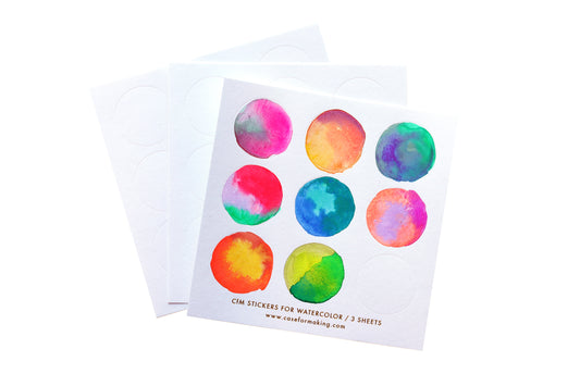 CfM Stickers for Watercolor - Circles