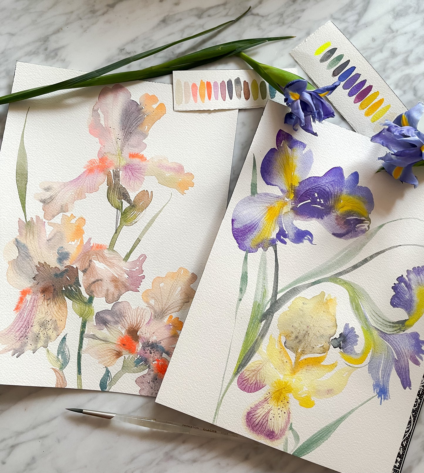 Fluid Florals - Irises with Claire Wilson