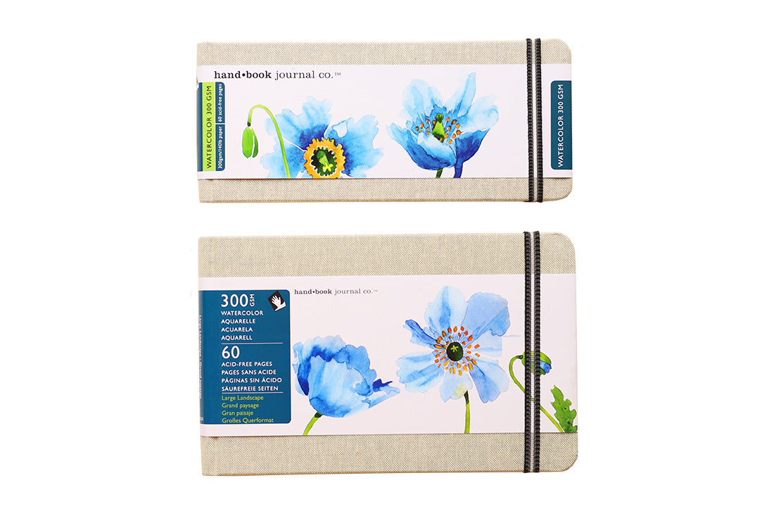 Handbook Travelogue Linen 140 lb. Watercolor Book