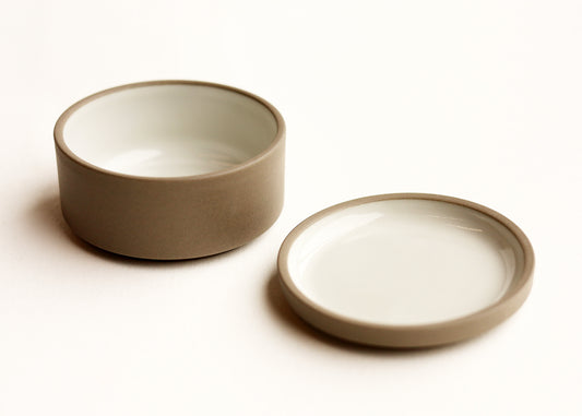 Hasami Grey Porcelain Dishes