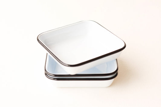 Crow Canyon Mini Square Enamel Trays