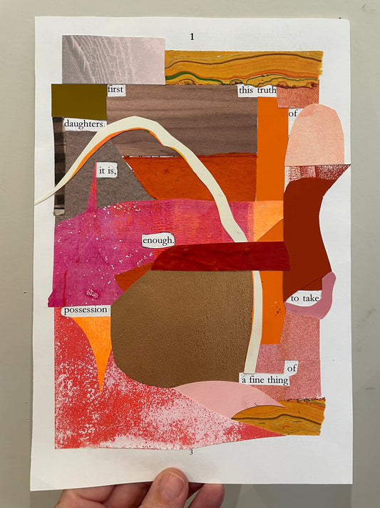 Erasure Poetry & Collage with Erin McCluskey Wheeler