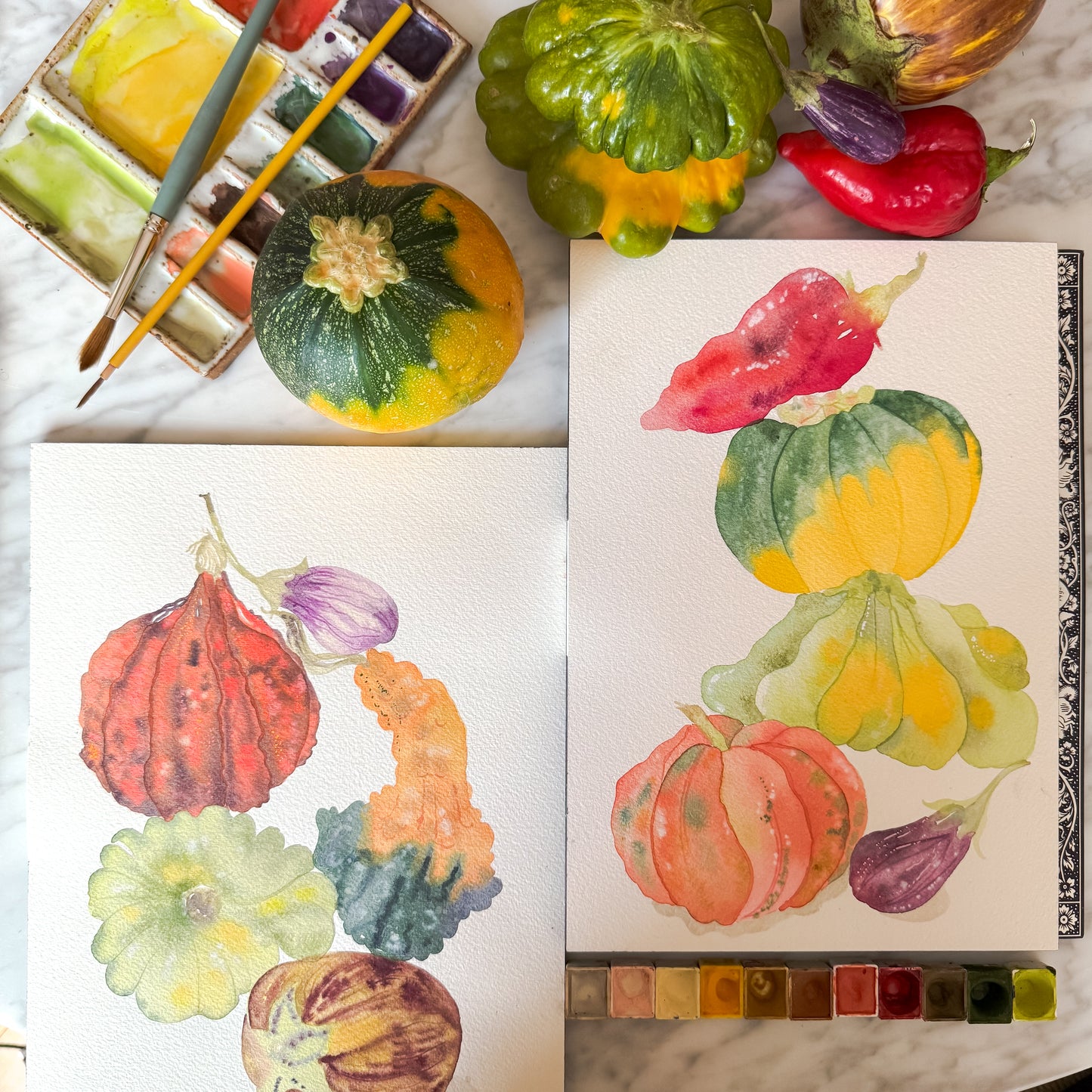 Painted Produce - Fall Harvest with Claire Wilson-Oghedo