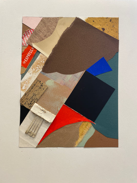 Found and Painted Paper Collage with Erin McCluskey Wheeler