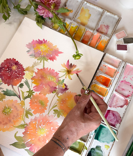 Fluid Florals - Dahlias with Claire Wilson-Oghedo