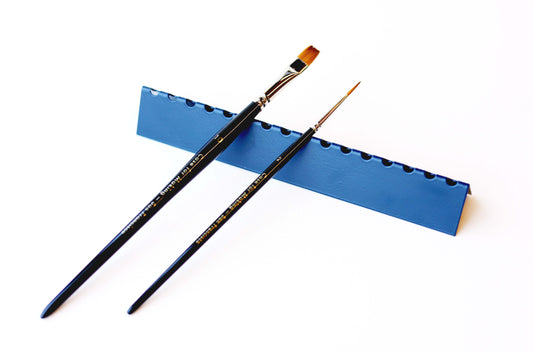 Indigo Enamel Brush Rest