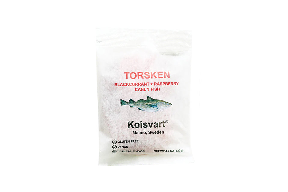 Kolsvart Gummy Fish