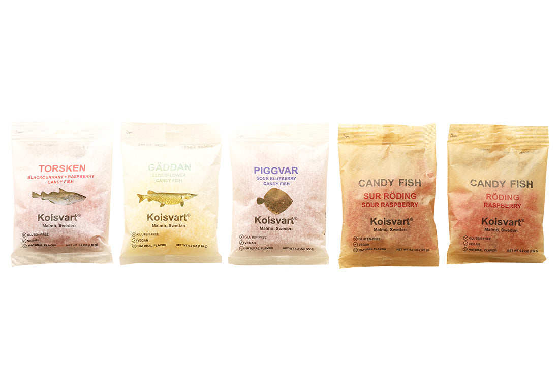 Kolsvart Gummy Fish Bundle