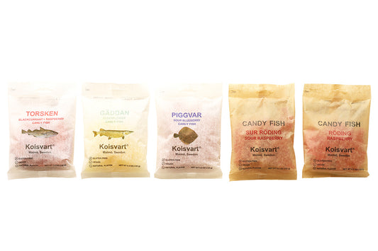 Kolsvart Gummy Fish Bundle