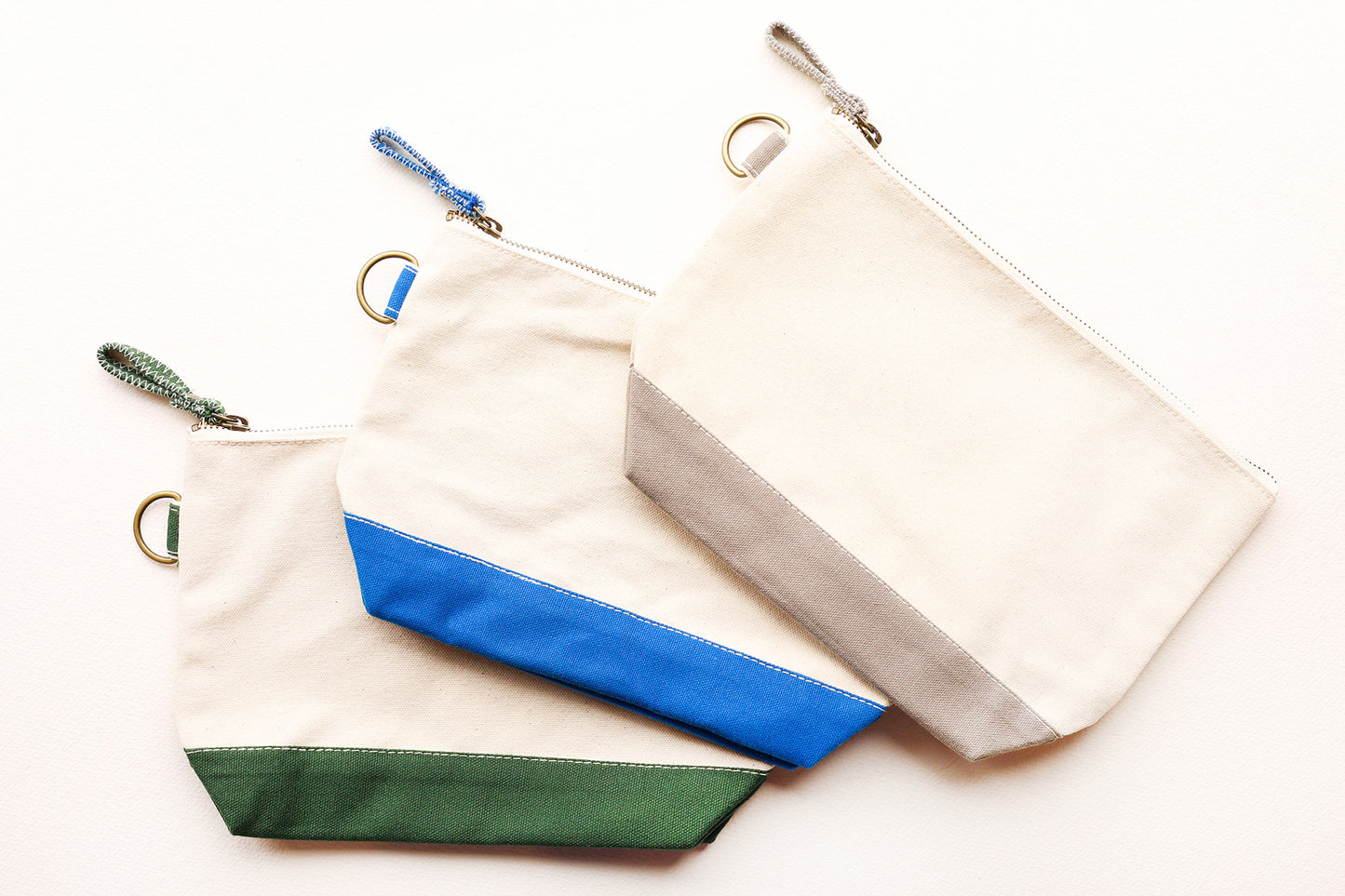 Shore Canvas Zip Pouch
