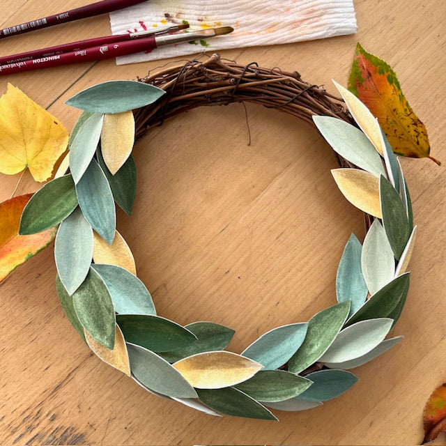 New! Everlasting Paper Wreaths with Sophie Tivona