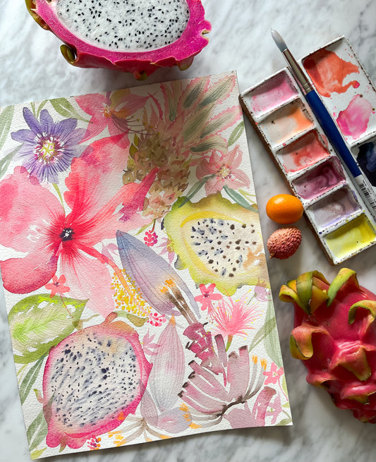 Fluid Flora: Summer Tropics with Claire Wilson