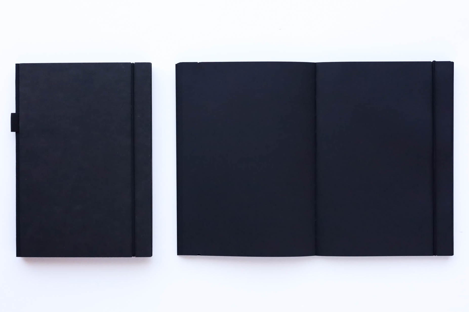 Blank Book Pages - Black