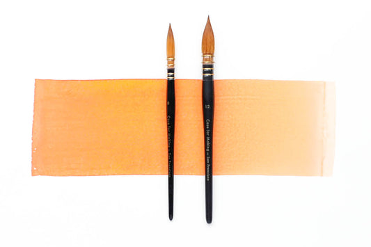 Two sizes side by side of the Case for Making Mop Brushes.  From left to right: size 8, size 12.