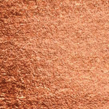 A cropped close up of the Copper swatch.