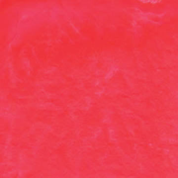 A cropped close up of the Fluorescent Flame Red swatch.