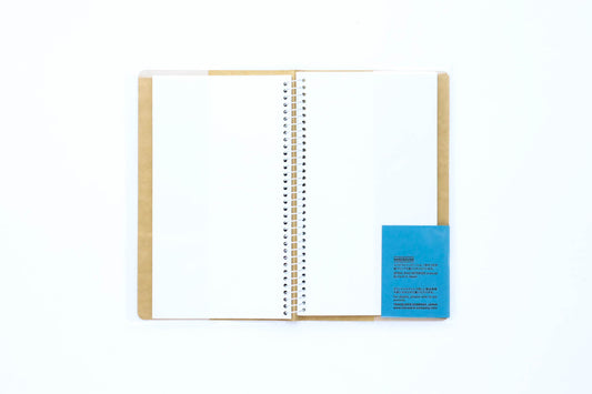Traveler's Company Spiral Kraft-Cover Watercolor Notebook
