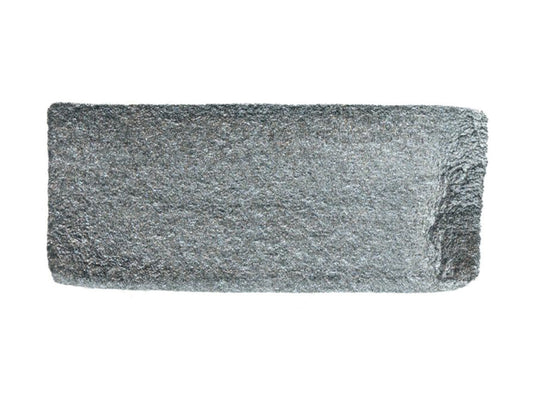 A hand painted swatch of Paliochrome Blue Silver.