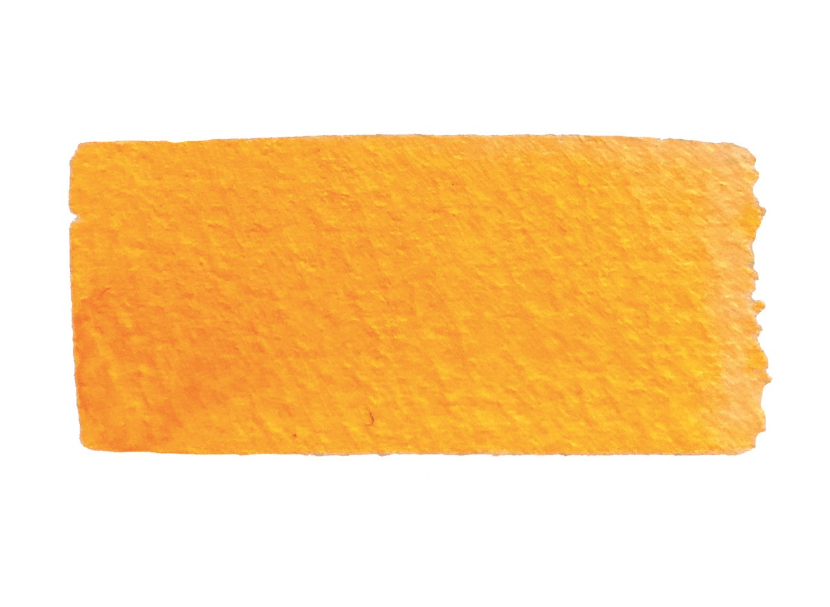 A hand painted swatch of Fluorescent Orange Light.