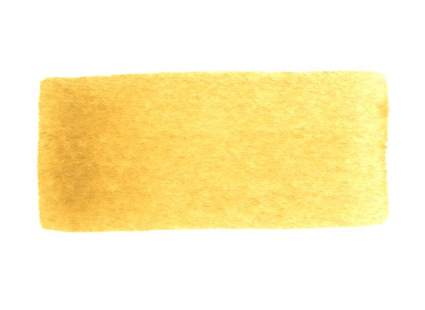 A hand painted swatch of Italian Gold Ochre Light.