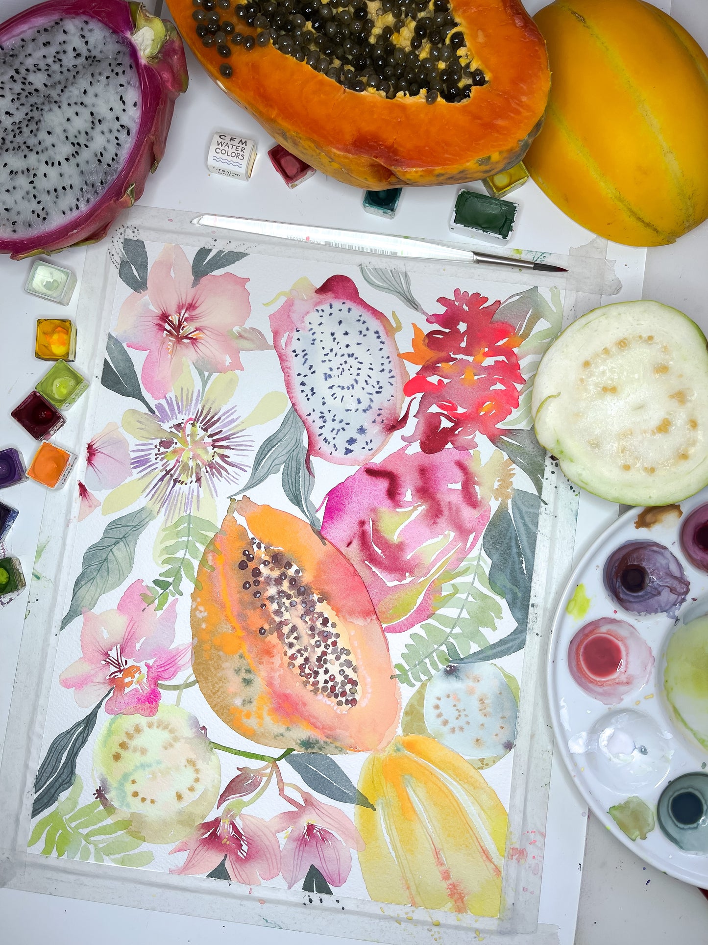 Fluid Flora: Summer Tropics with Claire Wilson
