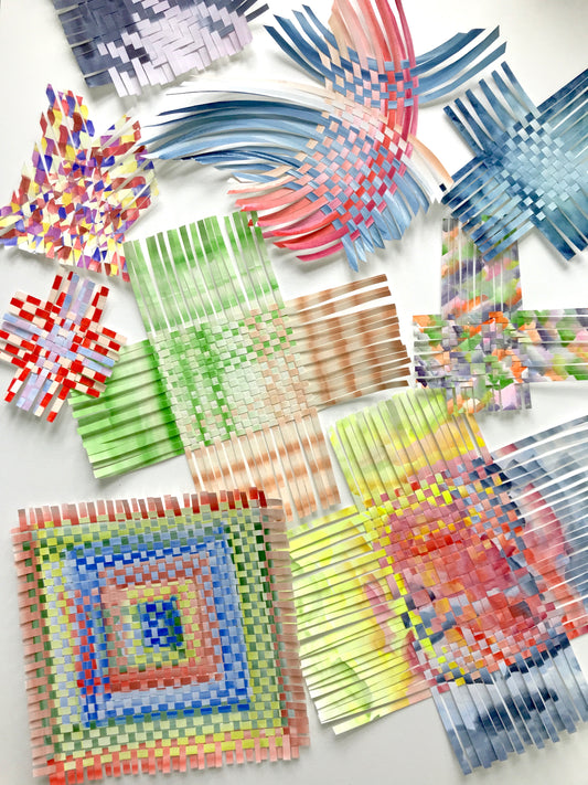 Weaving with Watercolors with Shaine Drake