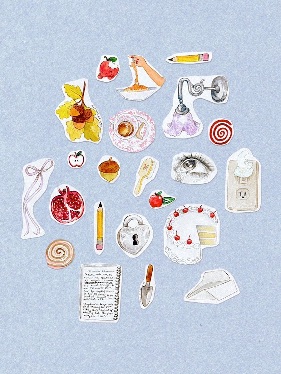 Watercolor Stickers with Elowyn Van Heusen