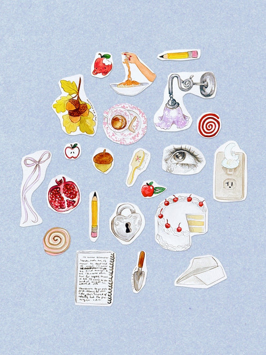 Watercolor Stickers with Elowyn Van Heusen