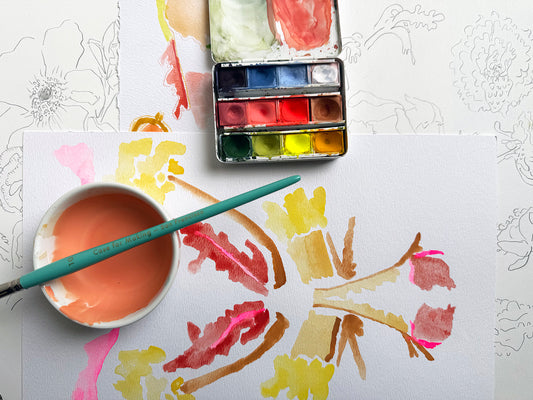 Abstracting Florals with Rachel Kaye