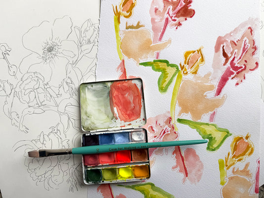 Abstracting Florals with Rachel Kaye