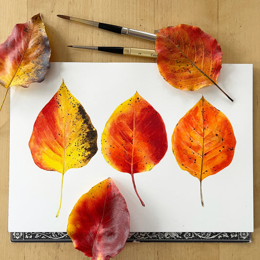 Painting Leaves with Sophie Tivona