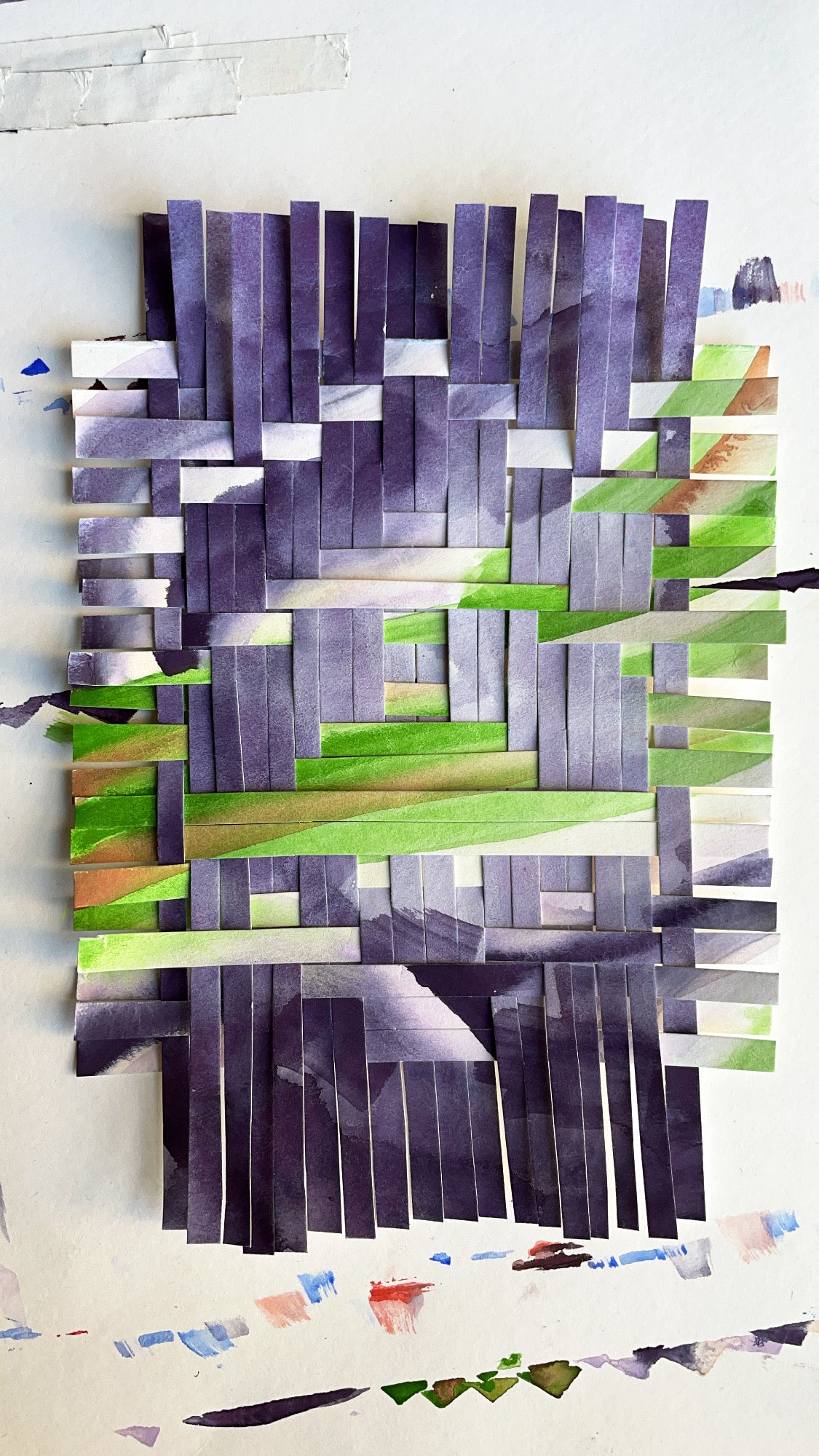 Weaving with Watercolors with Shaine Drake