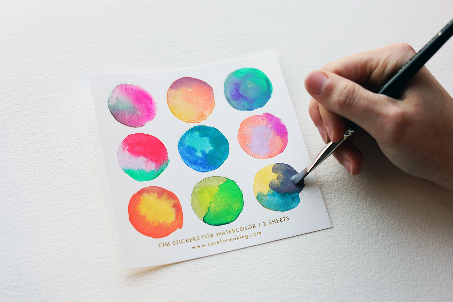 CfM Stickers for Watercolor - Circles
