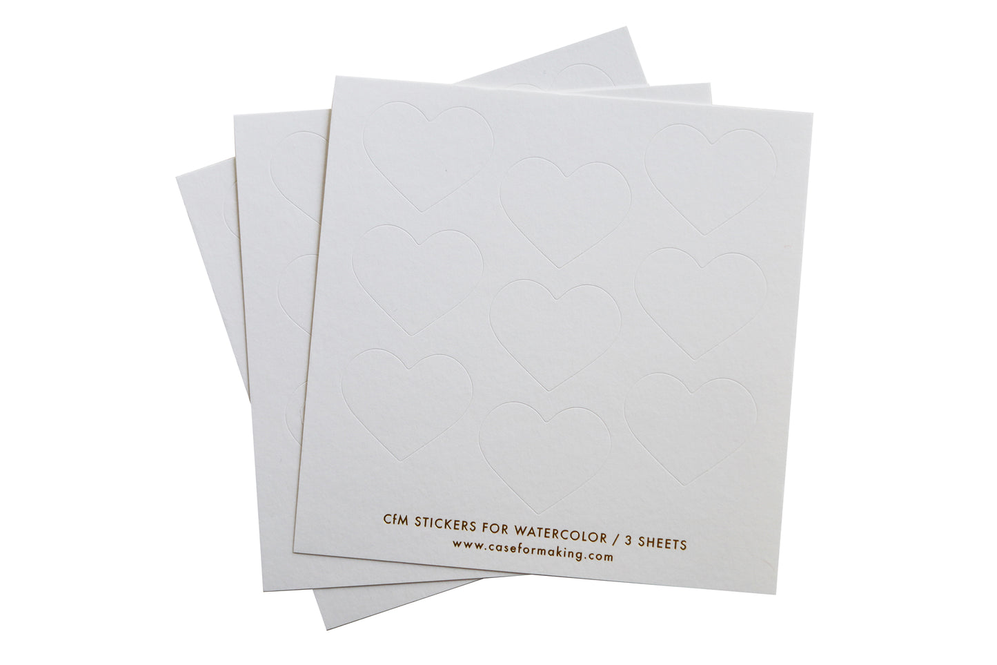 CfM Stickers for Watercolor - Hearts