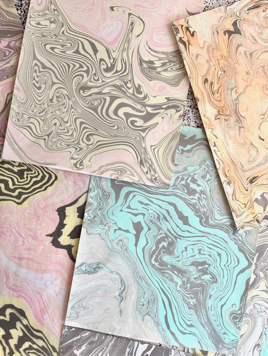 Suminagashi Paper Marbling with Shaine Drake