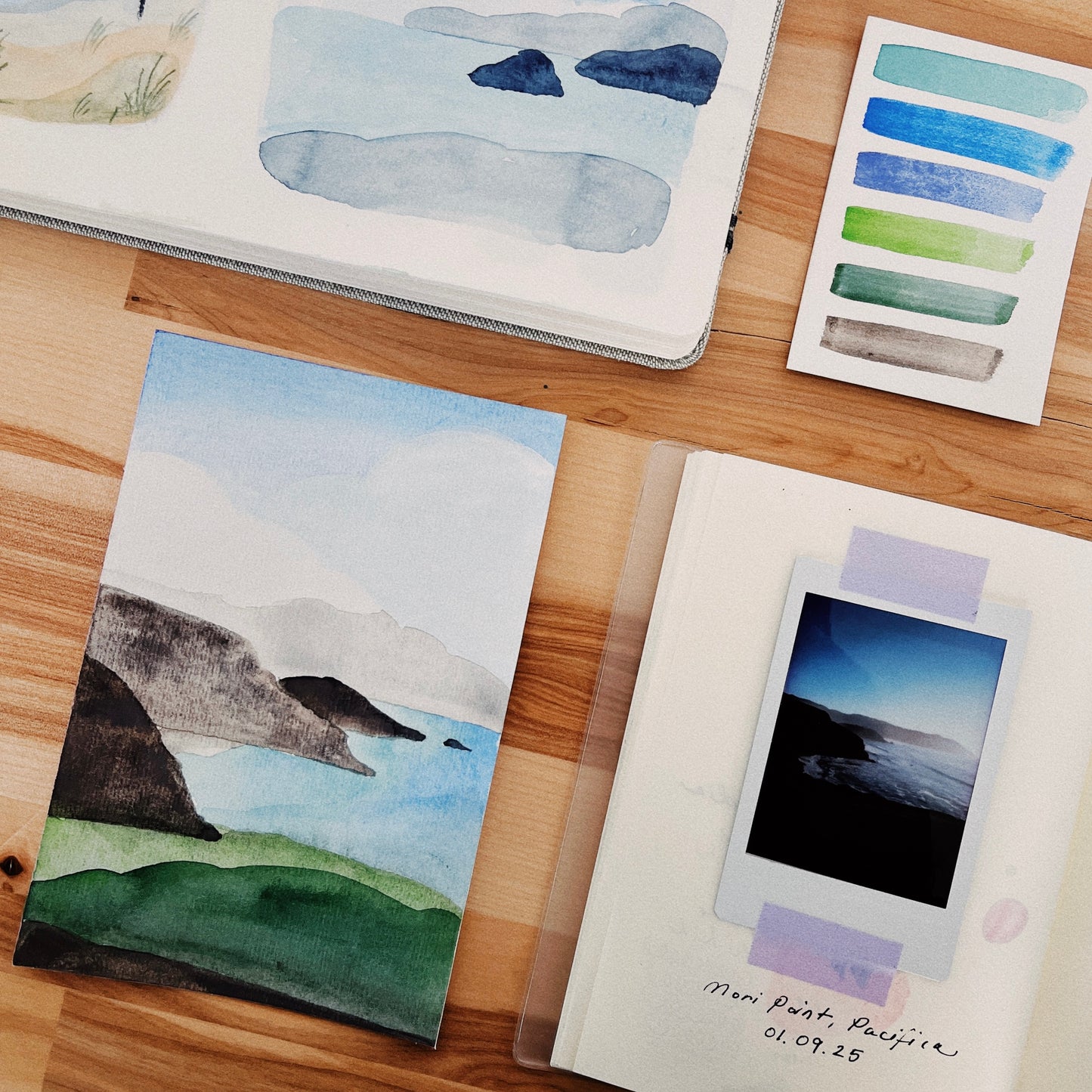 Watercolor Landscapes with Claudia Solis