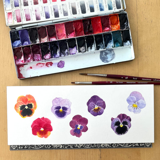 New! Painting Pansies with Sophie Tivona