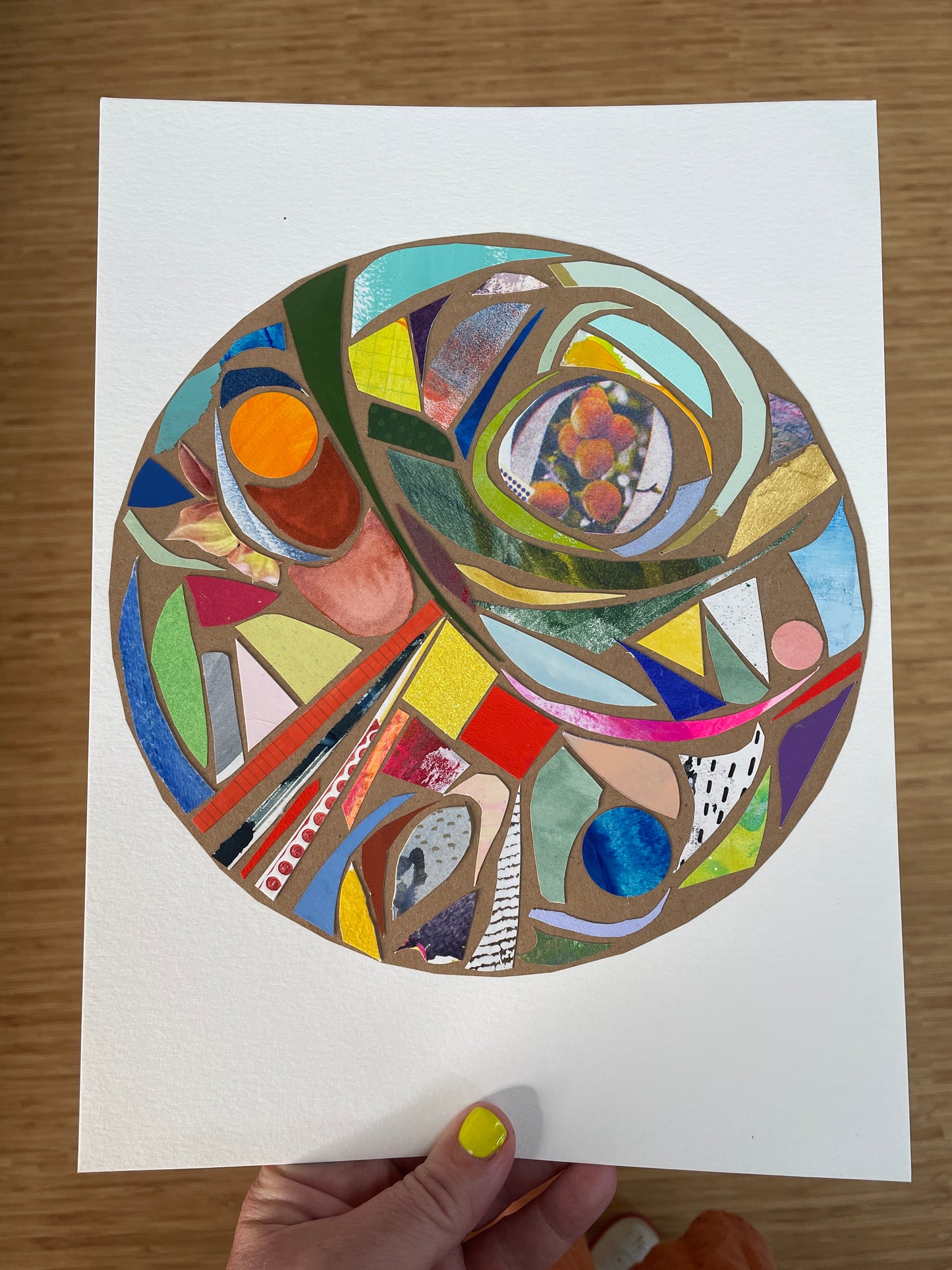 Winter Solstice Circle Collages with Erin McCluskey Wheeler