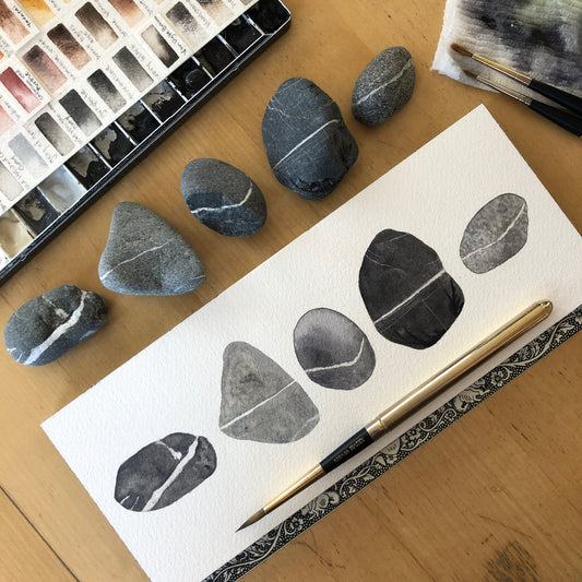 Painting Rocks with Sophie Tivona