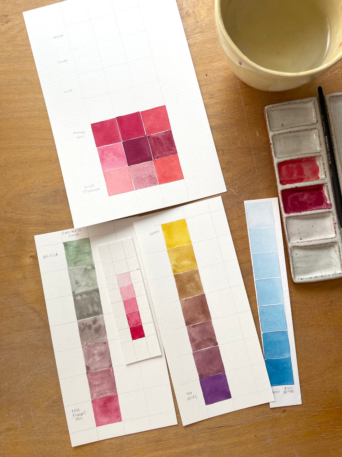 Watercolor Mixing with Claire Nereim