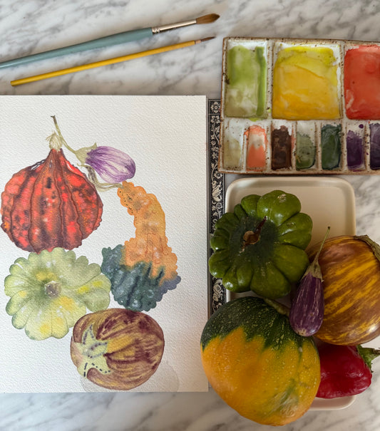 Painted Produce - Fall Harvest with Claire Wilson-Oghedo