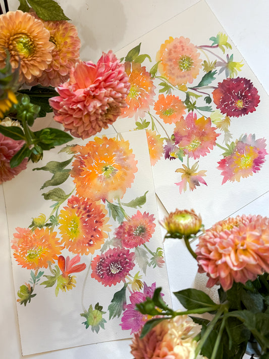 Fluid Florals - Dahlias with Claire Wilson-Oghedo
