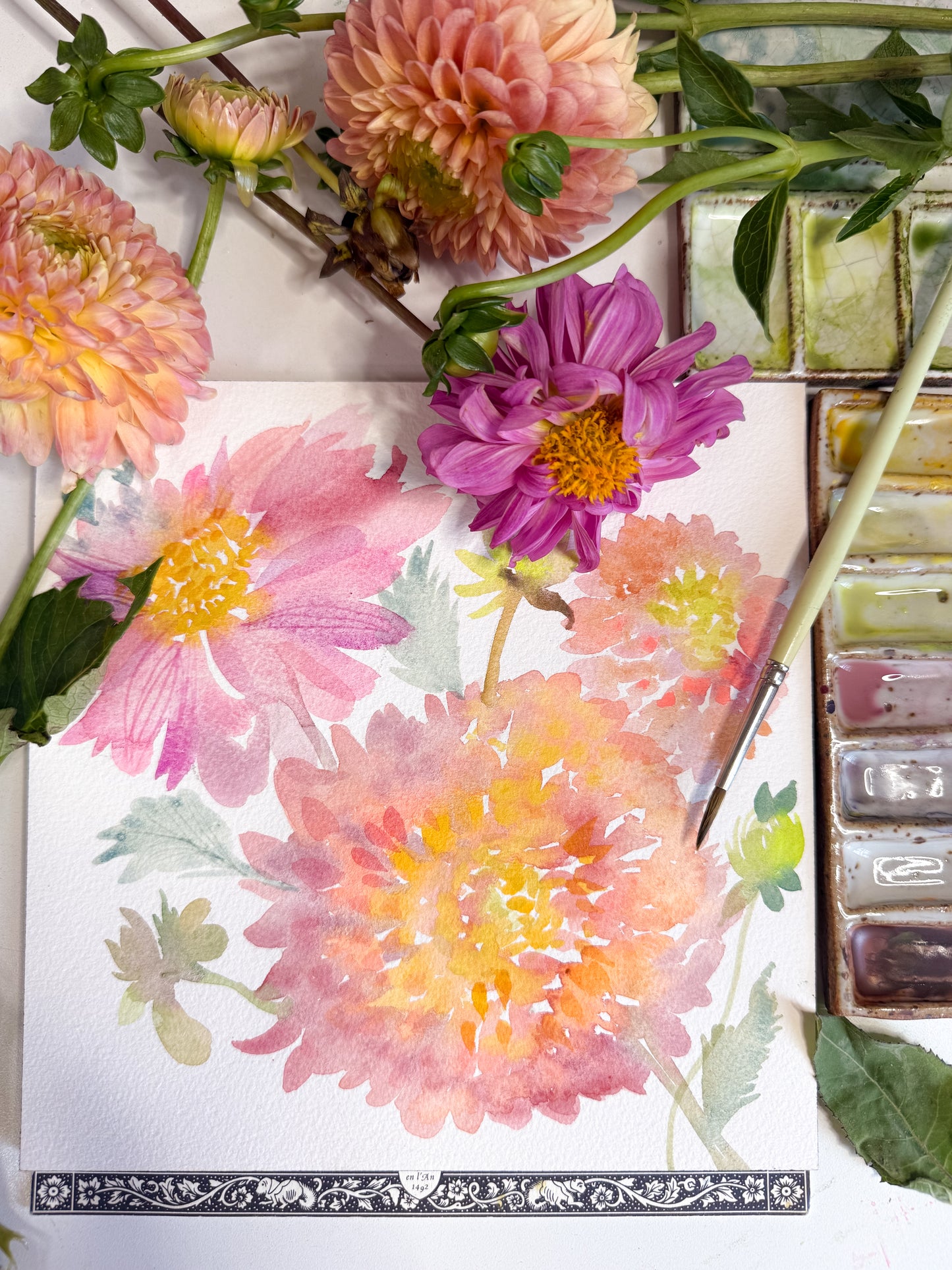 Fluid Florals - Dahlias with Claire Wilson-Oghedo
