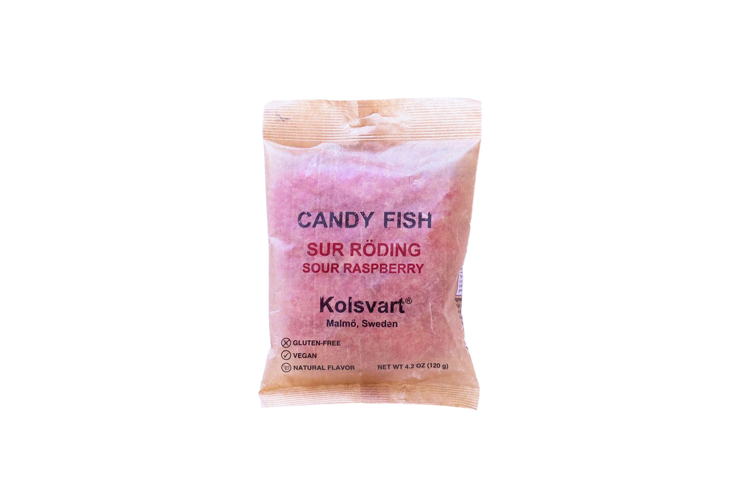 Kolsvart Gummy Fish