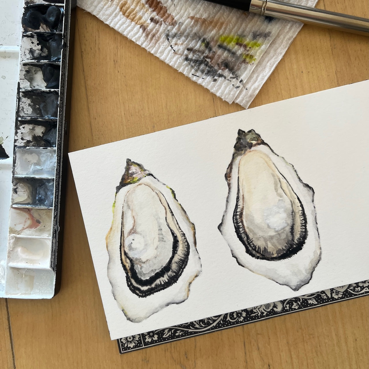 Painting Oysters with Sophie Tivona