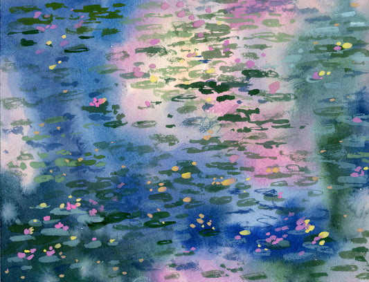 Mark Making: Monet's Water Lilies with Melanie Lan