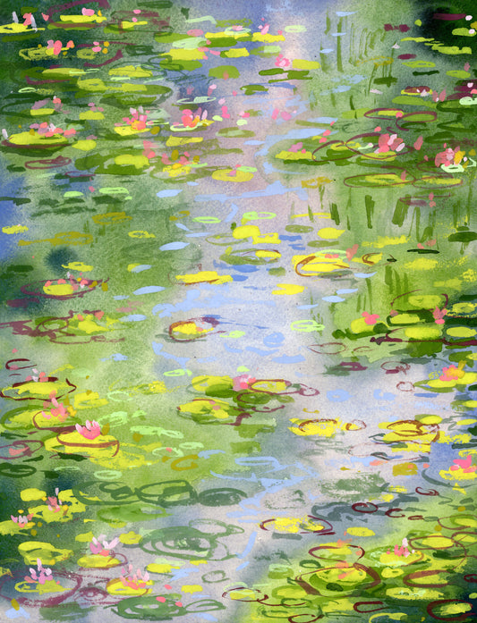 Mark Making: Monet's Water Lilies with Melanie Lan