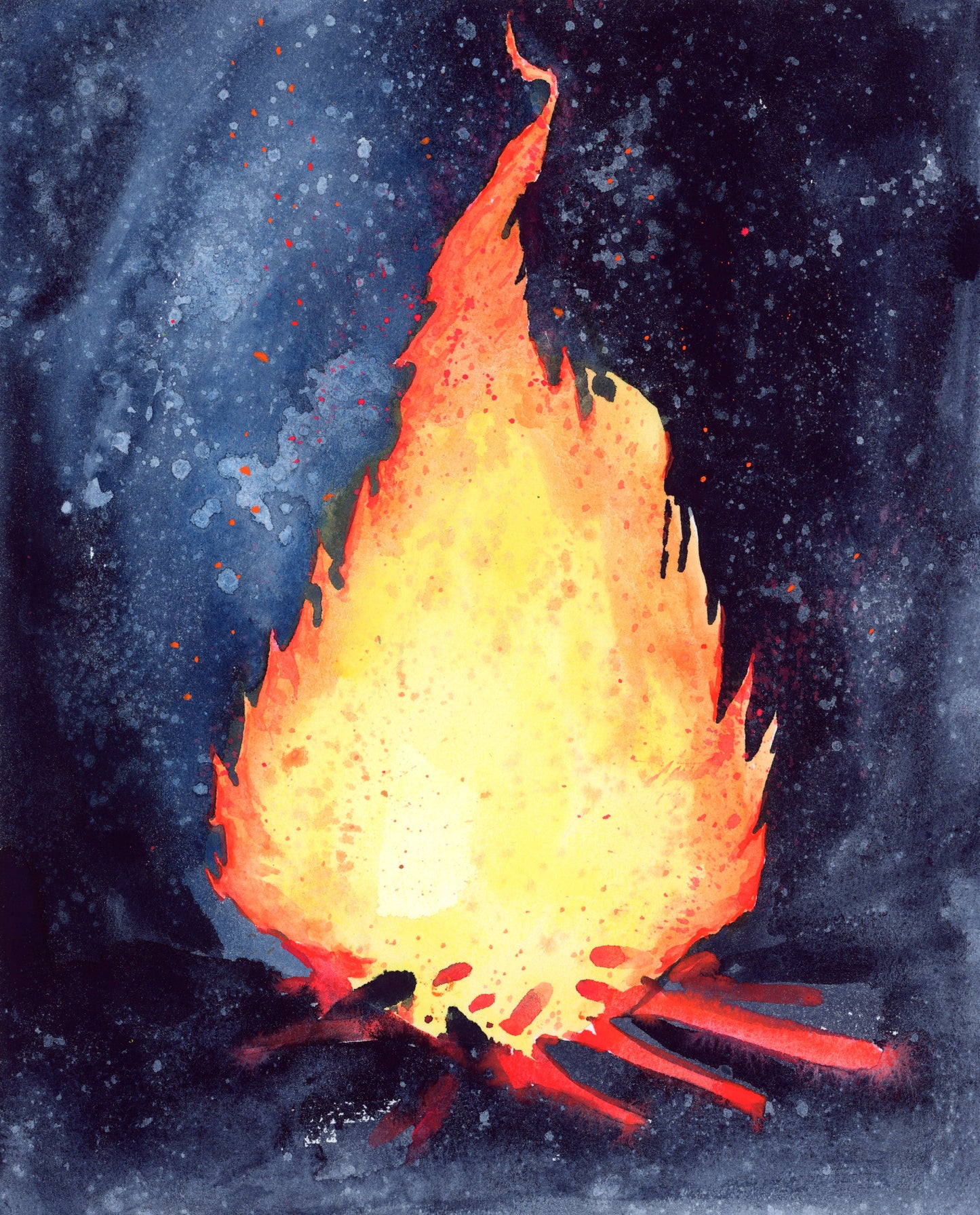 Painting Fire with Melanie Lan