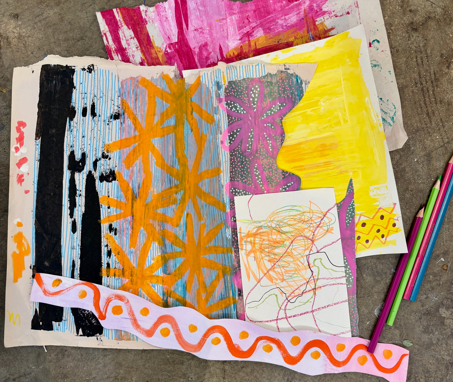 Intuitive Mark-Making with Simmin Joy Holland
